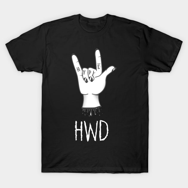 HWD  - Funky Design, Rock and Roll T-Shirt by Seopdesigns